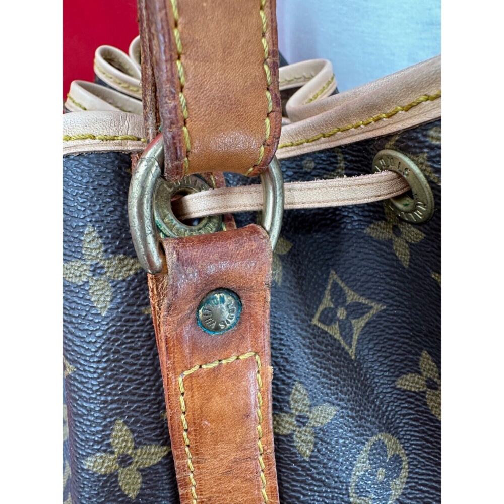 Louis Vuitton Full Size Noe Monogram Bucket Shoulder Bag Vintage - Picture 5 of 16